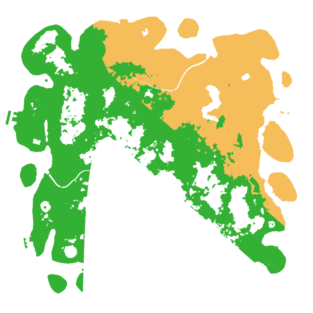 Biome Rust Map: Procedural Map, Size: 4500, Seed: 784563