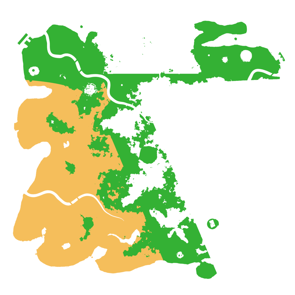 Biome Rust Map: Procedural Map, Size: 4500, Seed: 2018616966