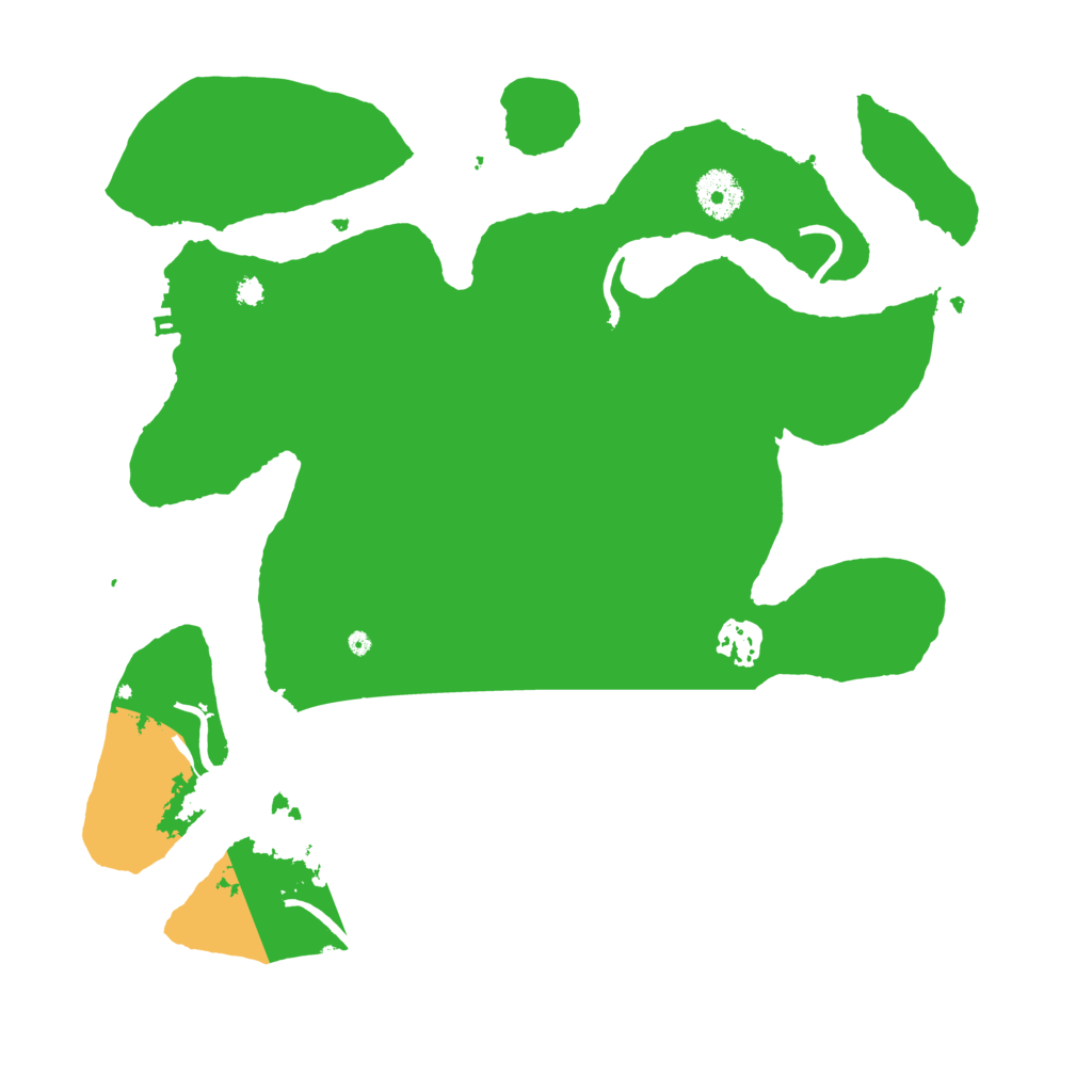 Biome Rust Map: Procedural Map, Size: 3500, Seed: 51667025