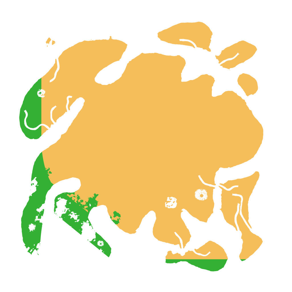 Biome Rust Map: Procedural Map, Size: 3600, Seed: 106258759