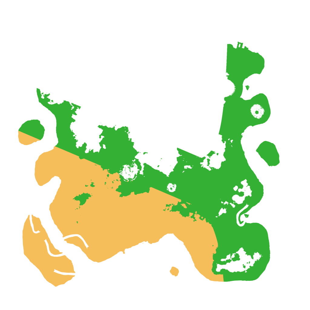 Biome Rust Map: Procedural Map, Size: 3500, Seed: 1045449332