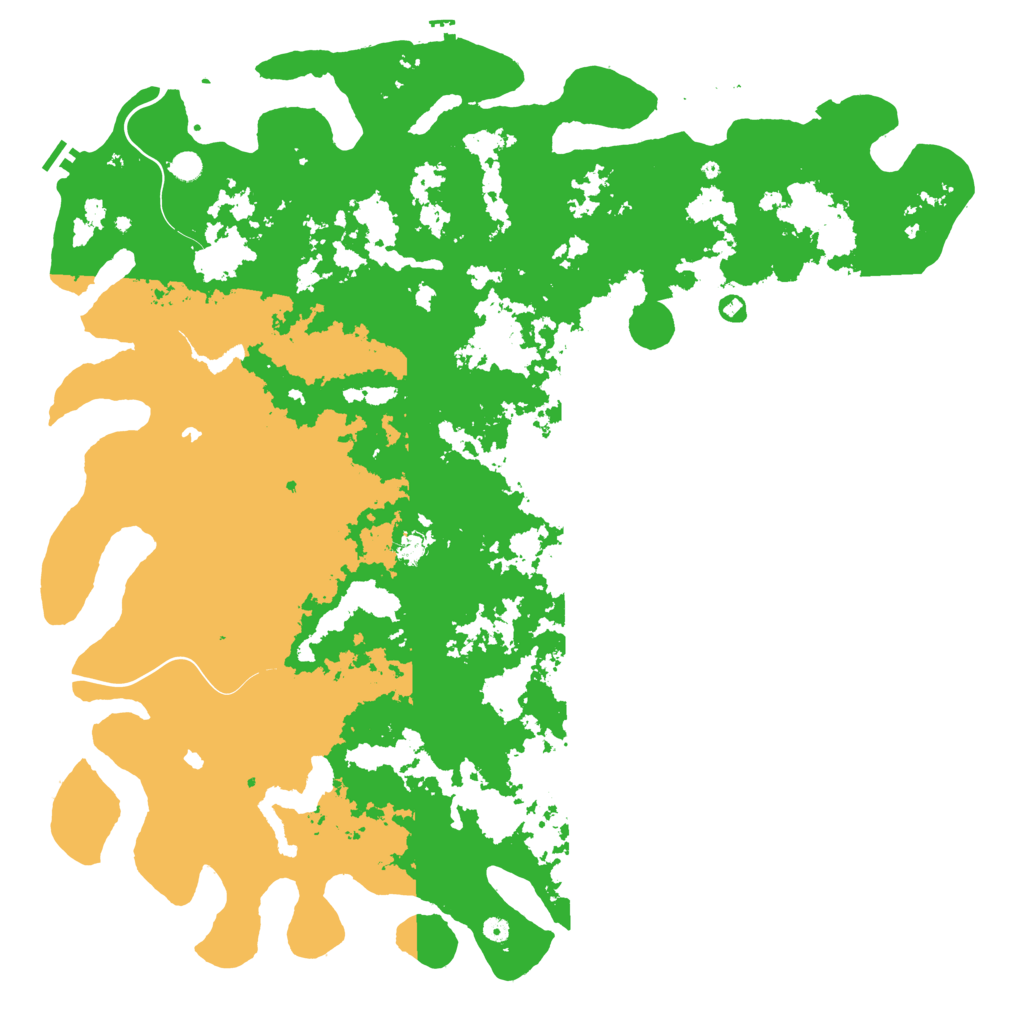 Biome Rust Map: Procedural Map, Size: 6000, Seed: 377