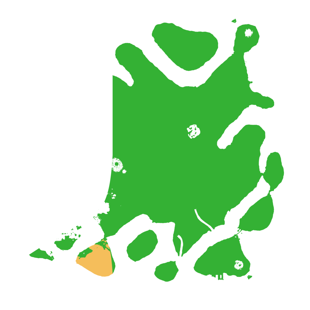 Biome Rust Map: Procedural Map, Size: 3500, Seed: 164072221