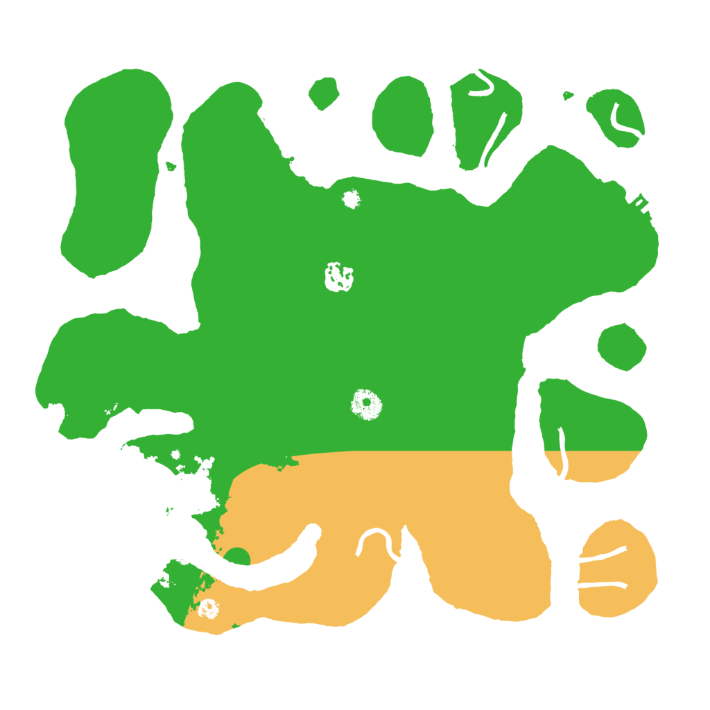 Biome Rust Map: Procedural Map, Size: 3500, Seed: 27797612
