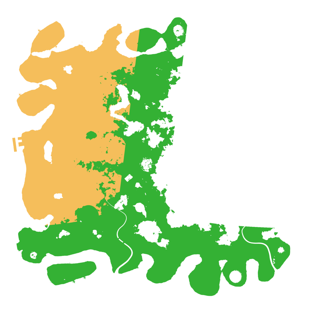 Biome Rust Map: Procedural Map, Size: 4500, Seed: 952018450