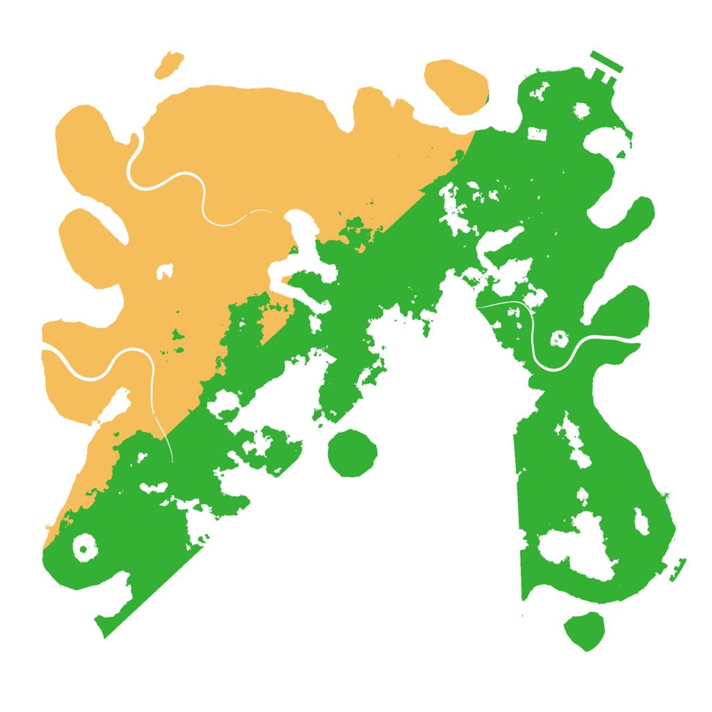 Biome Rust Map: Procedural Map, Size: 4050, Seed: 239157507