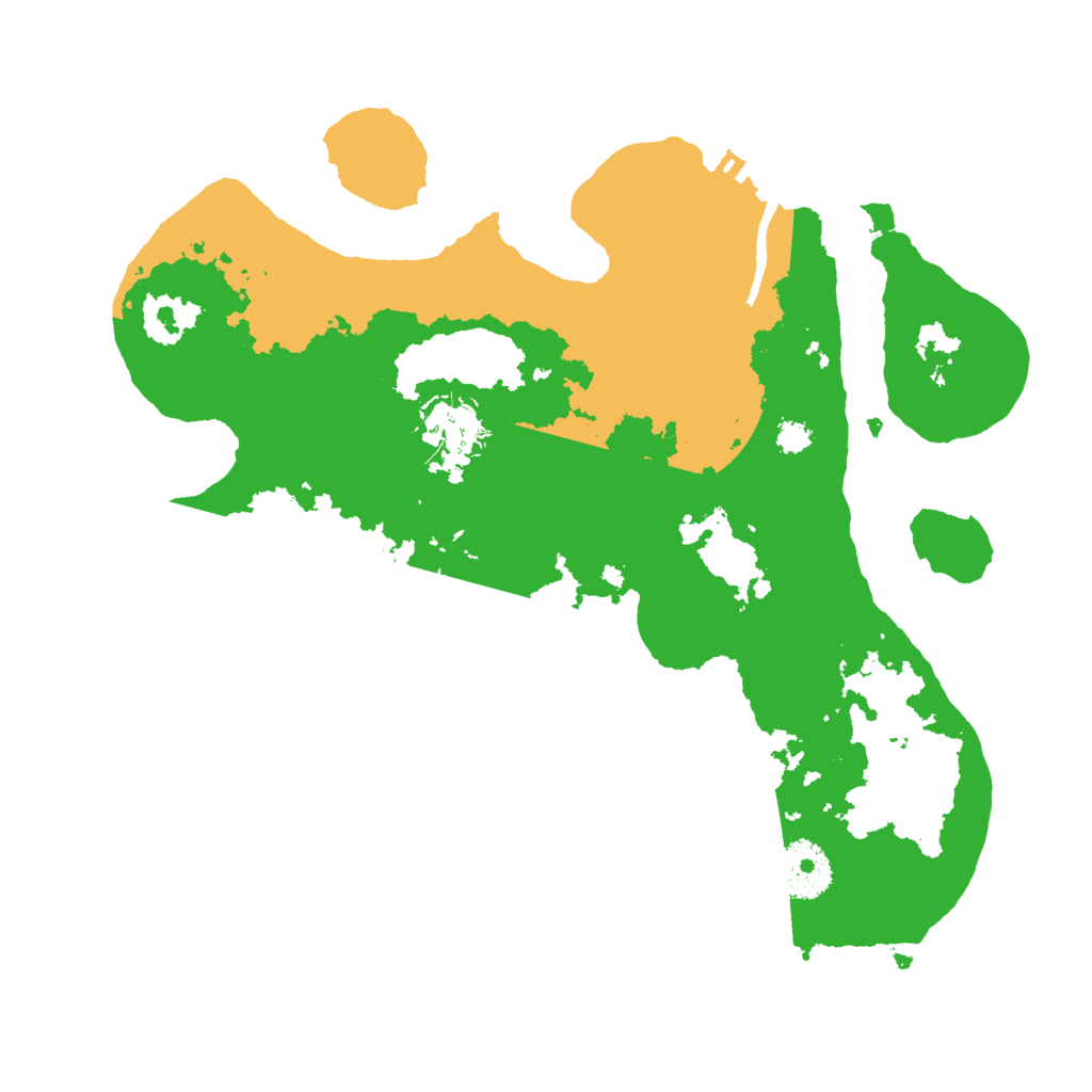 Biome Rust Map: Procedural Map, Size: 3000, Seed: 6968834