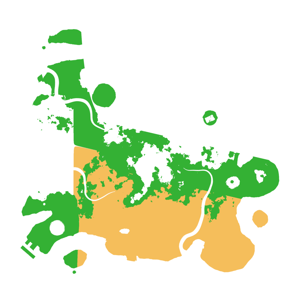 Biome Rust Map: Procedural Map, Size: 3500, Seed: 5936260