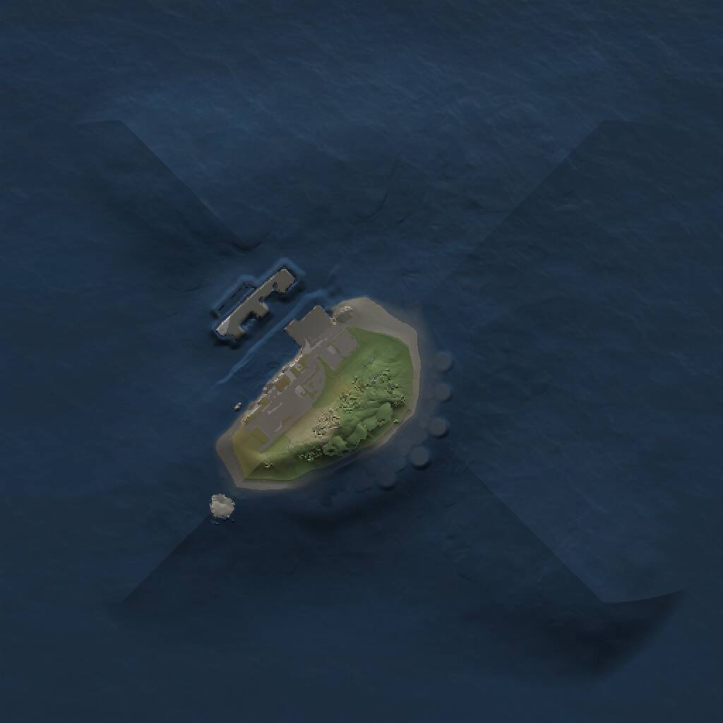 Rust Map: Procedural Map, Size: 1200, Seed: 4329492, 2 Monuments