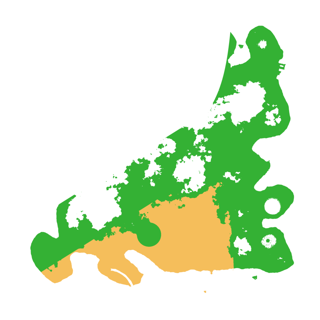 Biome Rust Map: Procedural Map, Size: 3500, Seed: 1042378435