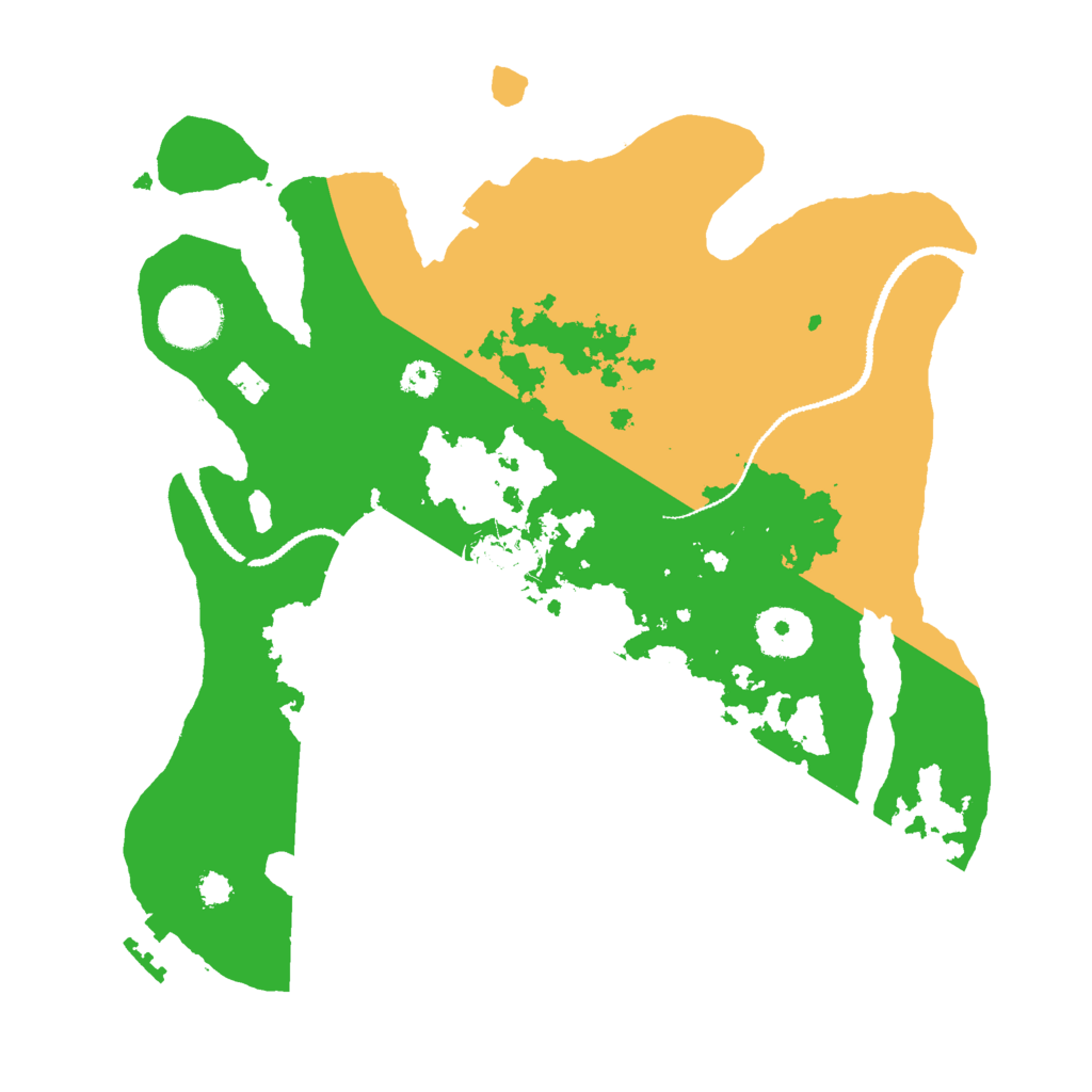 Biome Rust Map: Procedural Map, Size: 3000, Seed: 648047