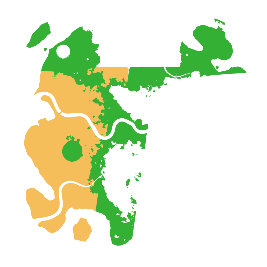 Biome Rust Map: Procedural Map, Size: 3500, Seed: 1030214469