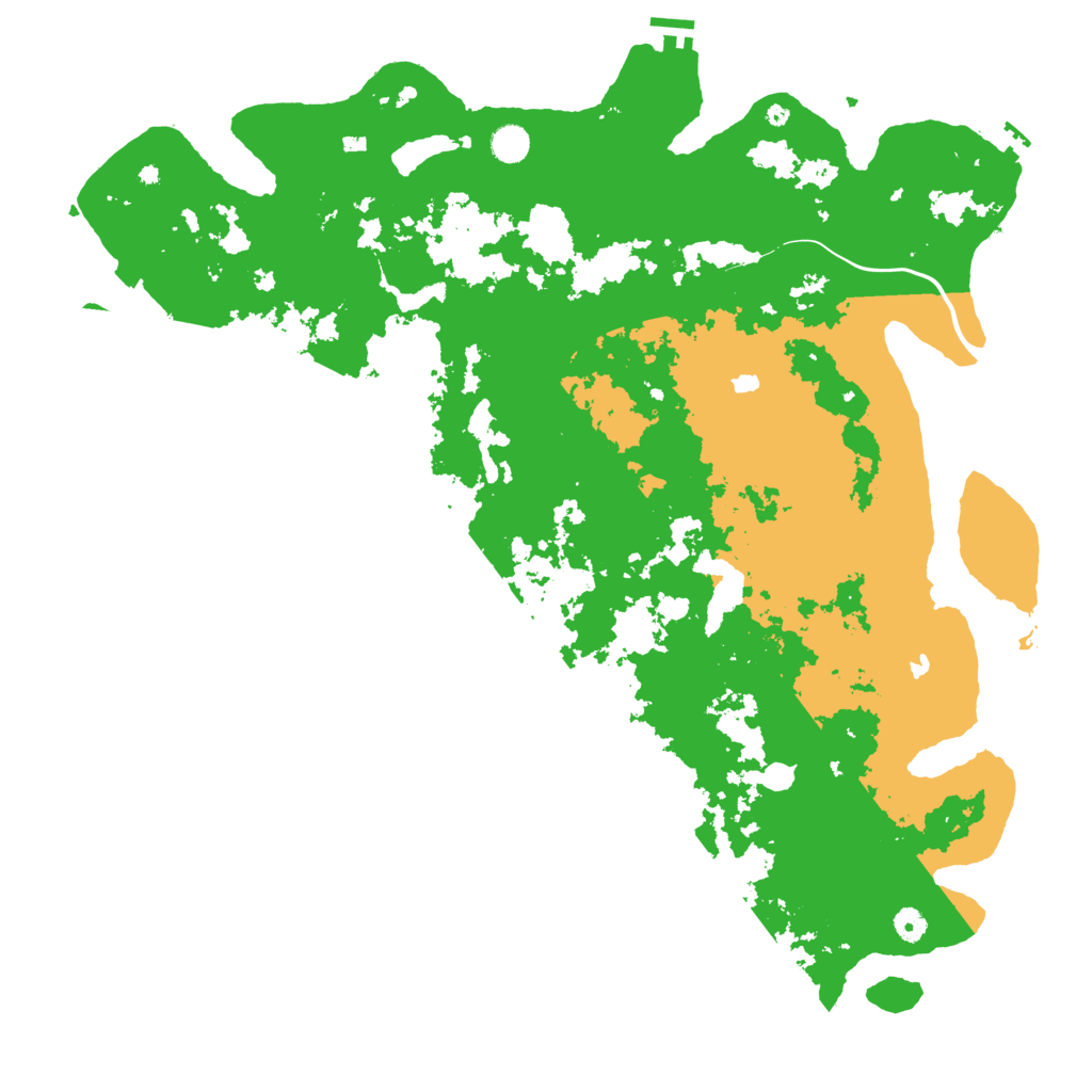 Biome Rust Map: Procedural Map, Size: 5000, Seed: 3242421