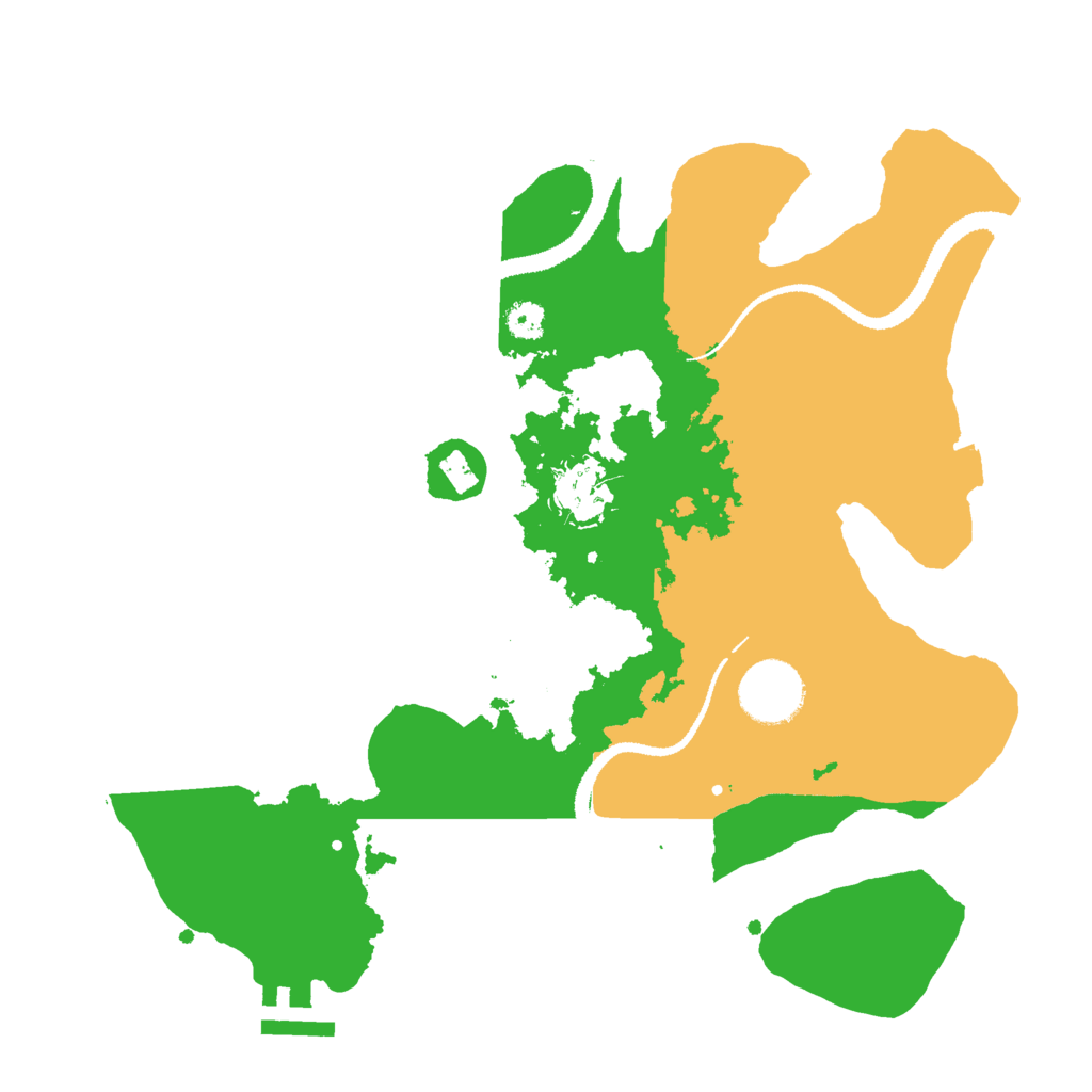 Biome Rust Map: Procedural Map, Size: 3000, Seed: 405620