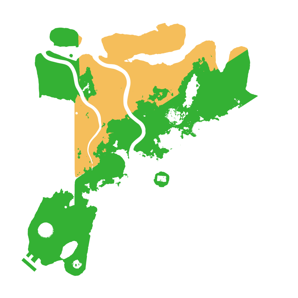Biome Rust Map: Procedural Map, Size: 3500, Seed: 1177879725