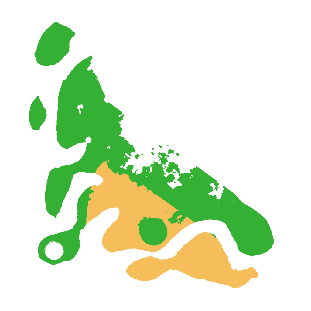 Biome Rust Map: Barren, Size: 3000, Seed: 376323