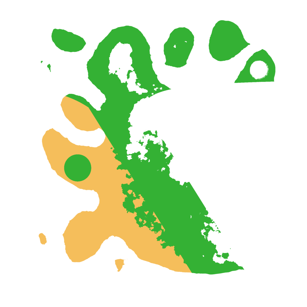 Biome Rust Map: Barren, Size: 3000, Seed: 279560