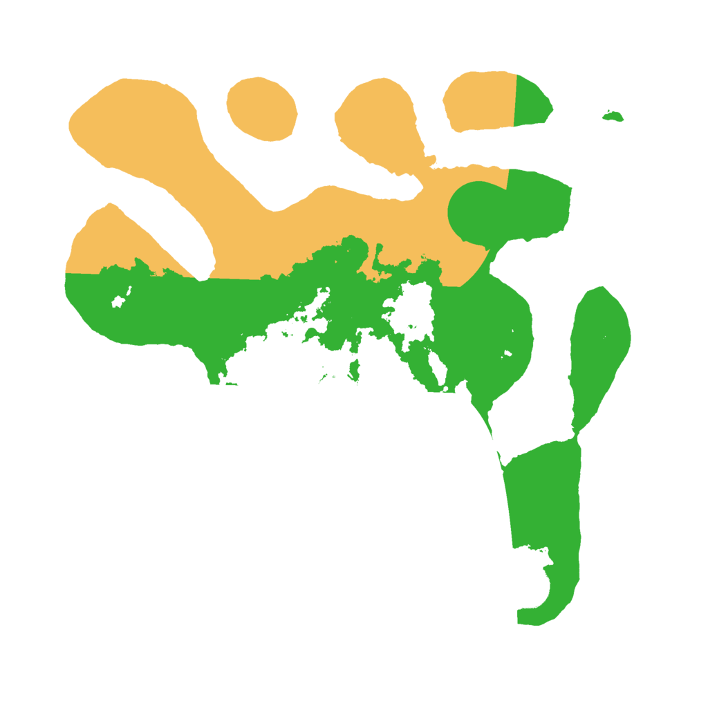 Biome Rust Map: Barren, Size: 3000, Seed: 929015