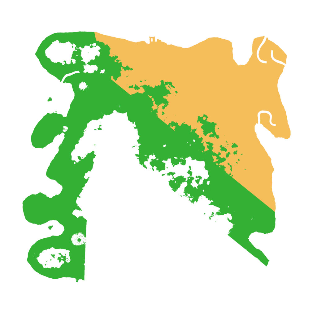 Biome Rust Map: Procedural Map, Size: 3550, Seed: 864267