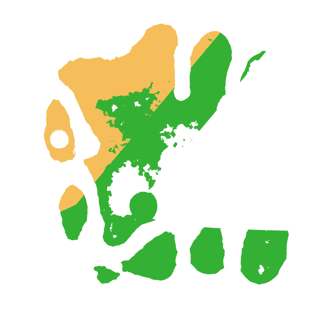 Biome Rust Map: Barren, Size: 3000, Seed: 608840