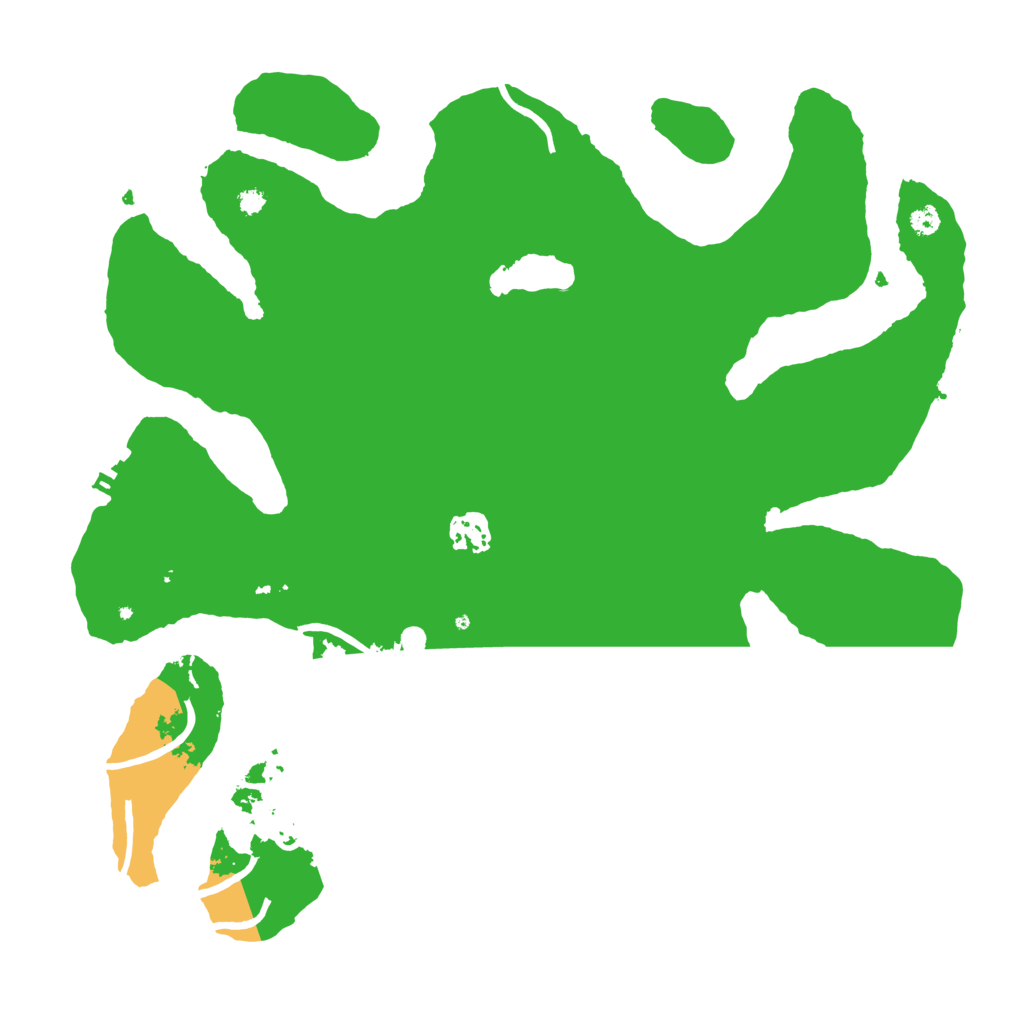 Biome Rust Map: Procedural Map, Size: 3600, Seed: 1847126491