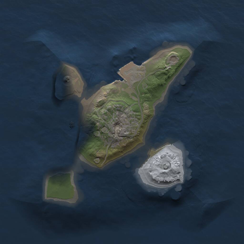 Rust Map: Procedural Map, Size: 1500, Seed: 826925, 1 Monuments