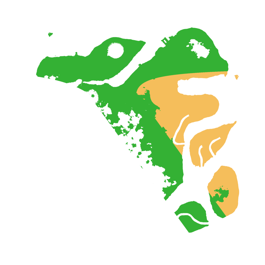 Biome Rust Map: Procedural Map, Size: 3000, Seed: 1122332087