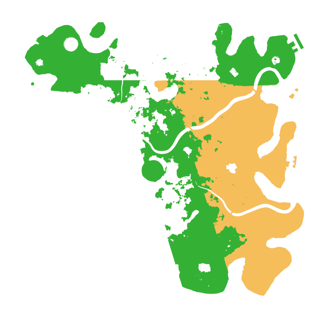 Biome Rust Map: Procedural Map, Size: 4000, Seed: 664617531