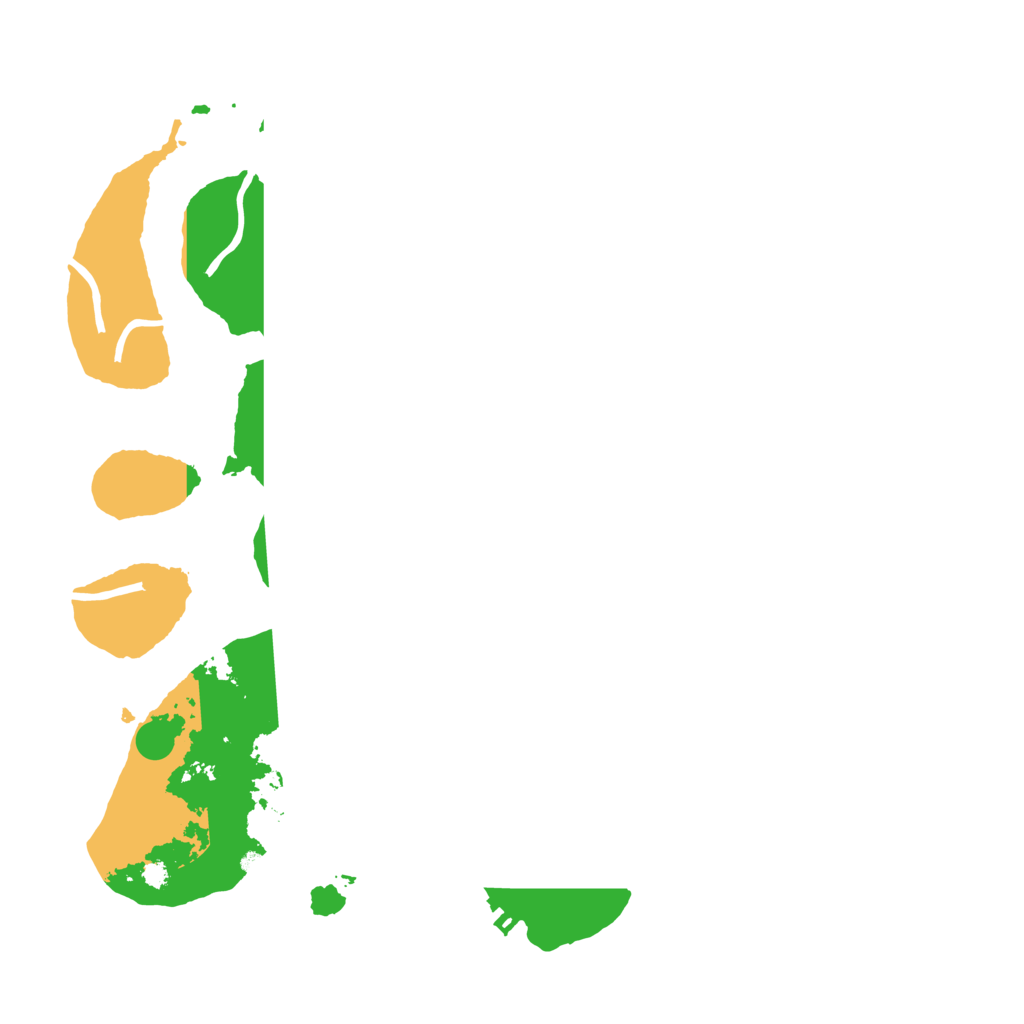 Biome Rust Map: Procedural Map, Size: 3500, Seed: 118583999