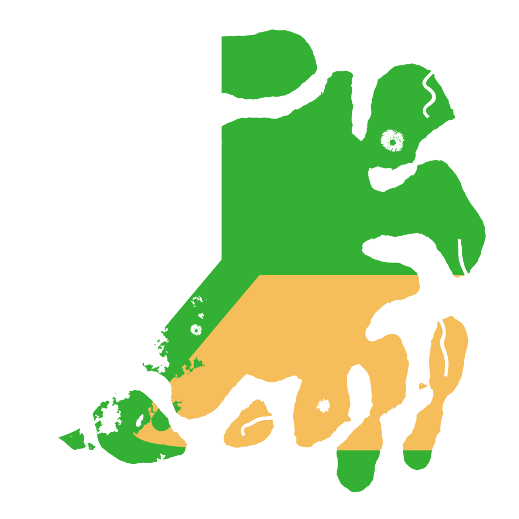 Biome Rust Map: Procedural Map, Size: 3500, Seed: 59529358