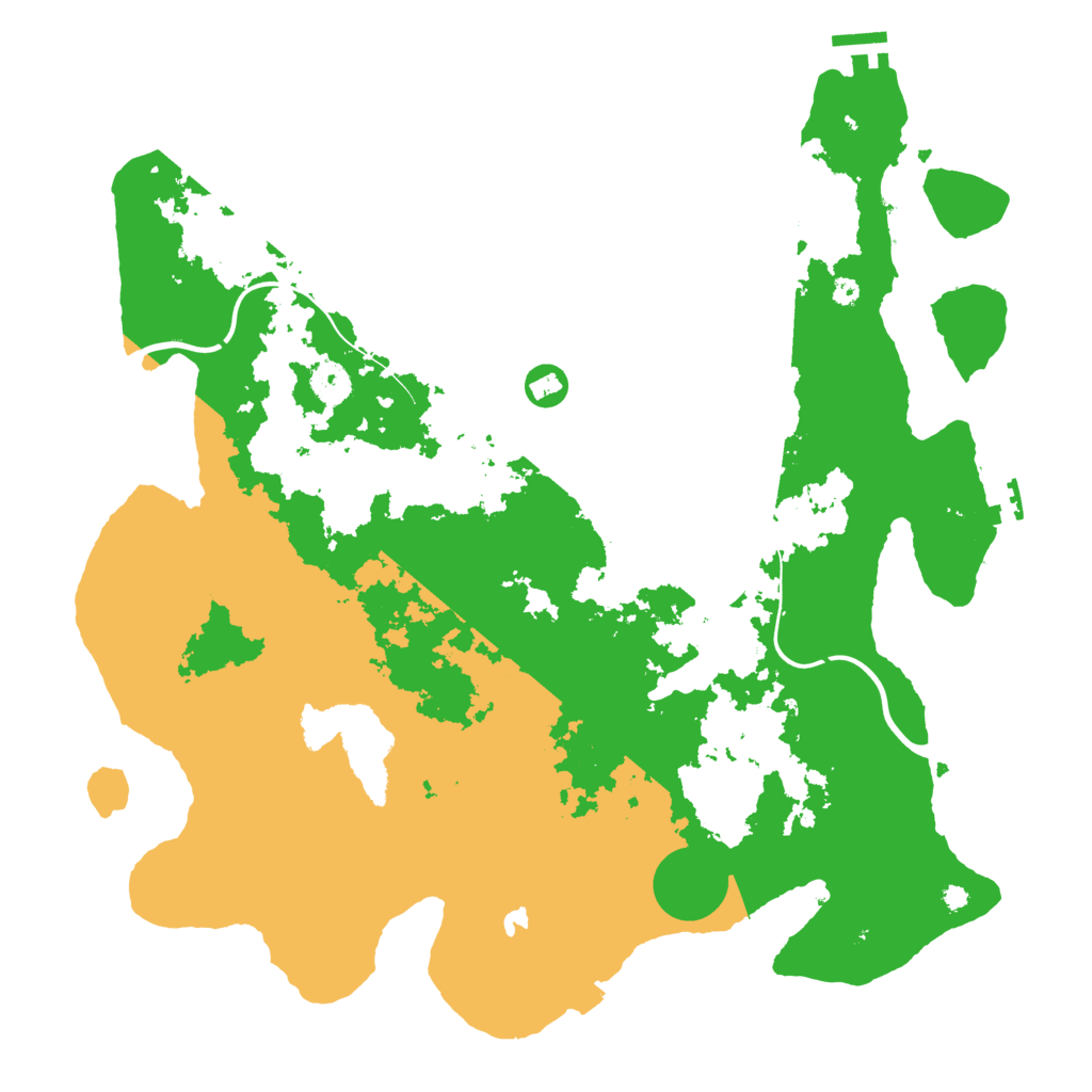Biome Rust Map: Procedural Map, Size: 4000, Seed: 957683