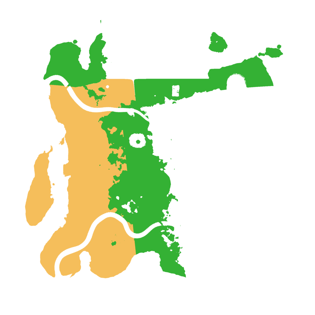 Biome Rust Map: Procedural Map, Size: 3000, Seed: 785432945