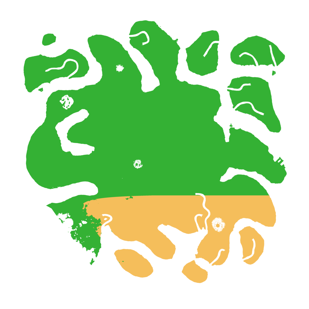 Biome Rust Map: Procedural Map, Size: 3500, Seed: 54797004