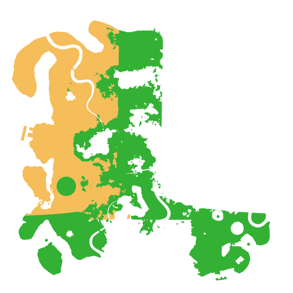 Biome Rust Map: Procedural Map, Size: 4000, Seed: 413899375