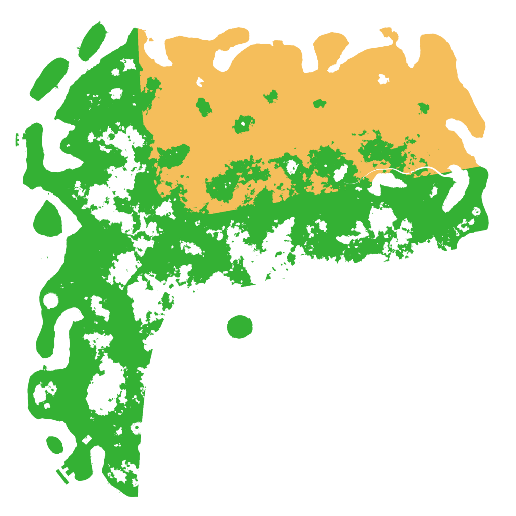 Biome Rust Map: Procedural Map, Size: 6000, Seed: 7201445