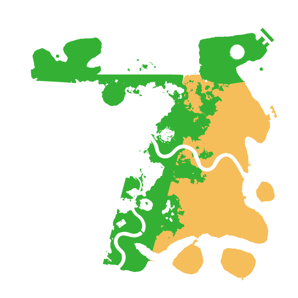 Biome Rust Map: Procedural Map, Size: 3600, Seed: 1912331358