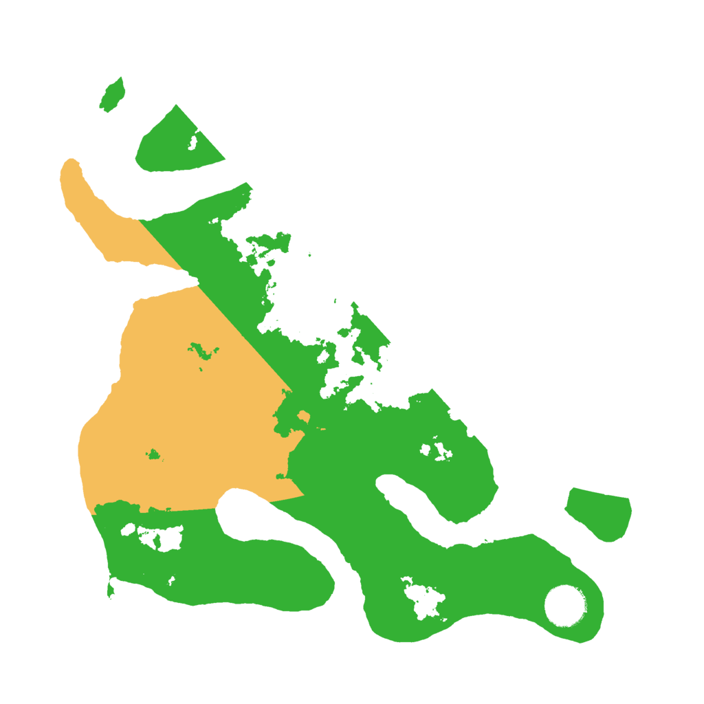 Biome Rust Map: Barren, Size: 3000, Seed: 258132