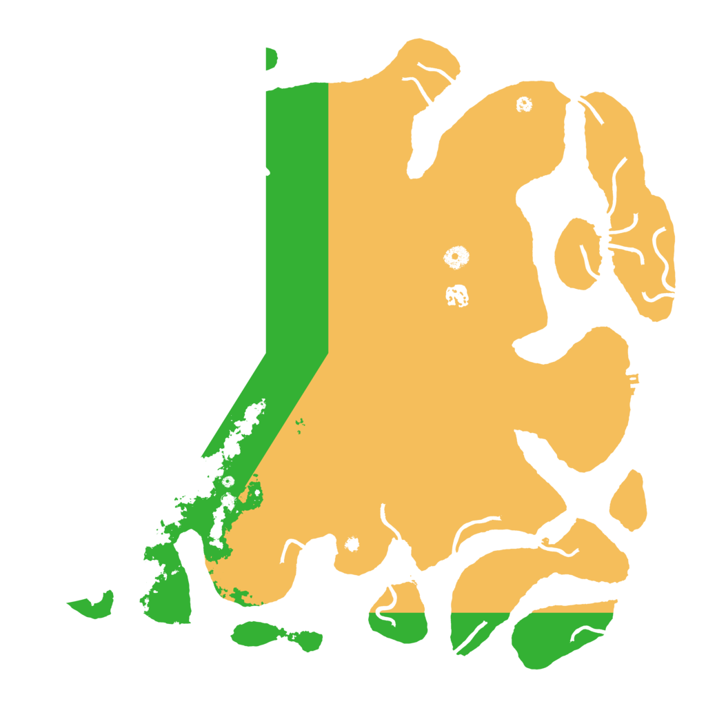 Biome Rust Map: Procedural Map, Size: 4500, Seed: 13836