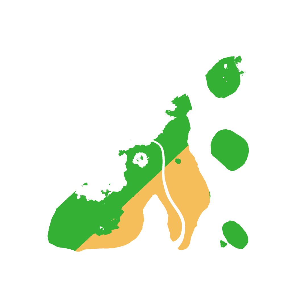 Biome Rust Map: Procedural Map, Size: 2000, Seed: 669966