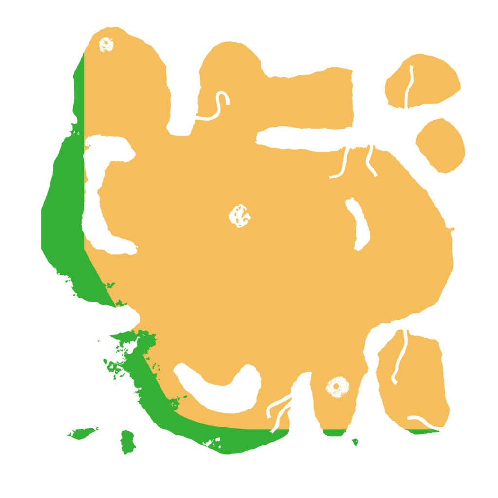 Biome Rust Map: Procedural Map, Size: 3500, Seed: 1208752398