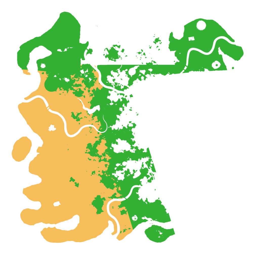 Biome Rust Map: Procedural Map, Size: 4800, Seed: 52708
