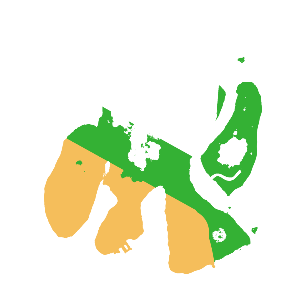 Biome Rust Map: Procedural Map, Size: 2300, Seed: 690071