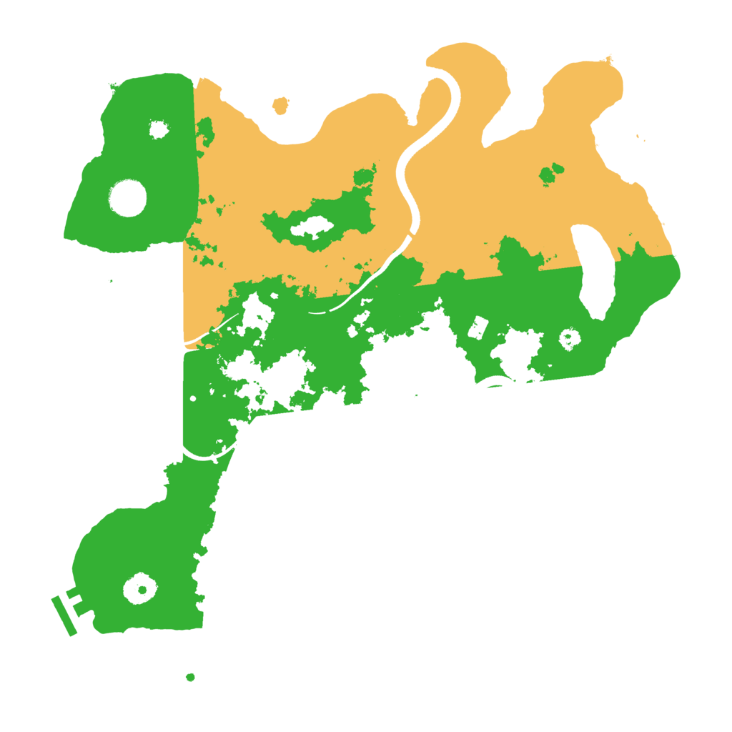 Biome Rust Map: Procedural Map, Size: 3500, Seed: 6121212