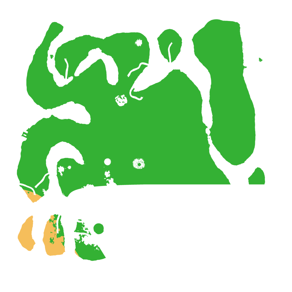 Biome Rust Map: Procedural Map, Size: 3800, Seed: 14436