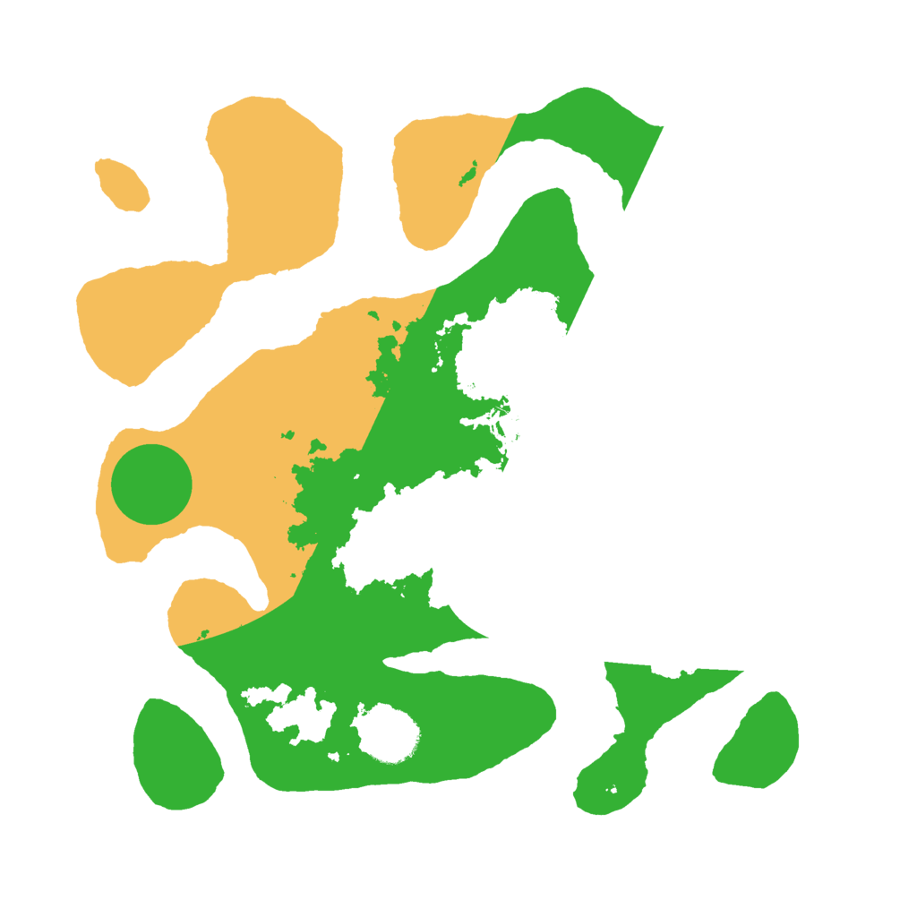 Biome Rust Map: Barren, Size: 3000, Seed: 45768