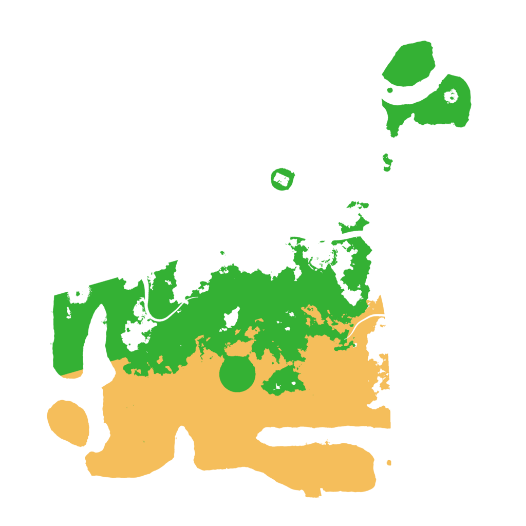 Biome Rust Map: Procedural Map, Size: 3850, Seed: 2105220166