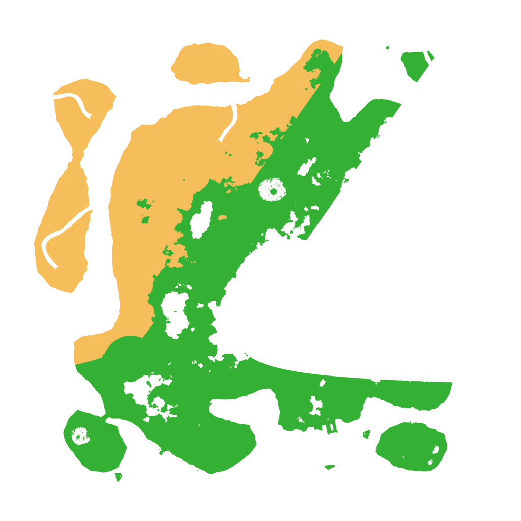 Biome Rust Map: Procedural Map, Size: 3100, Seed: 64789
