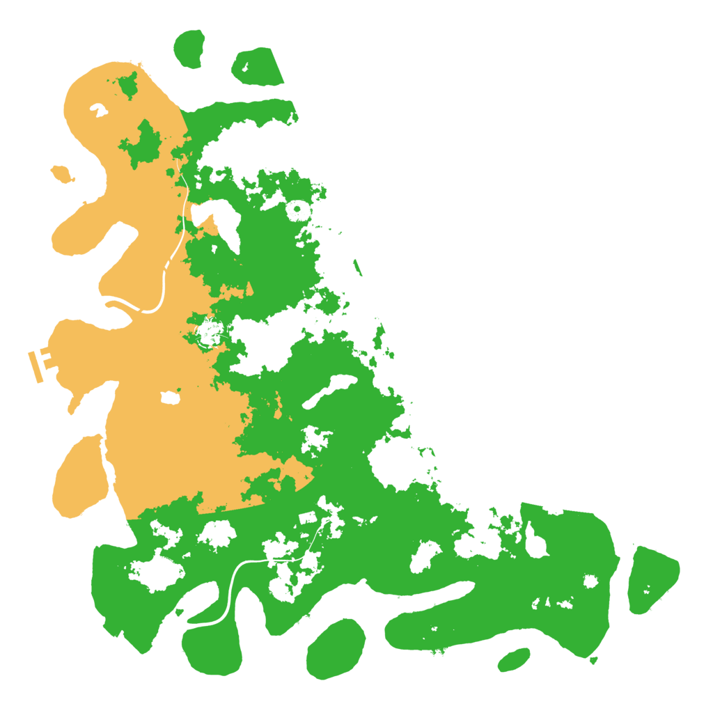 Biome Rust Map: Procedural Map, Size: 4500, Seed: 887908