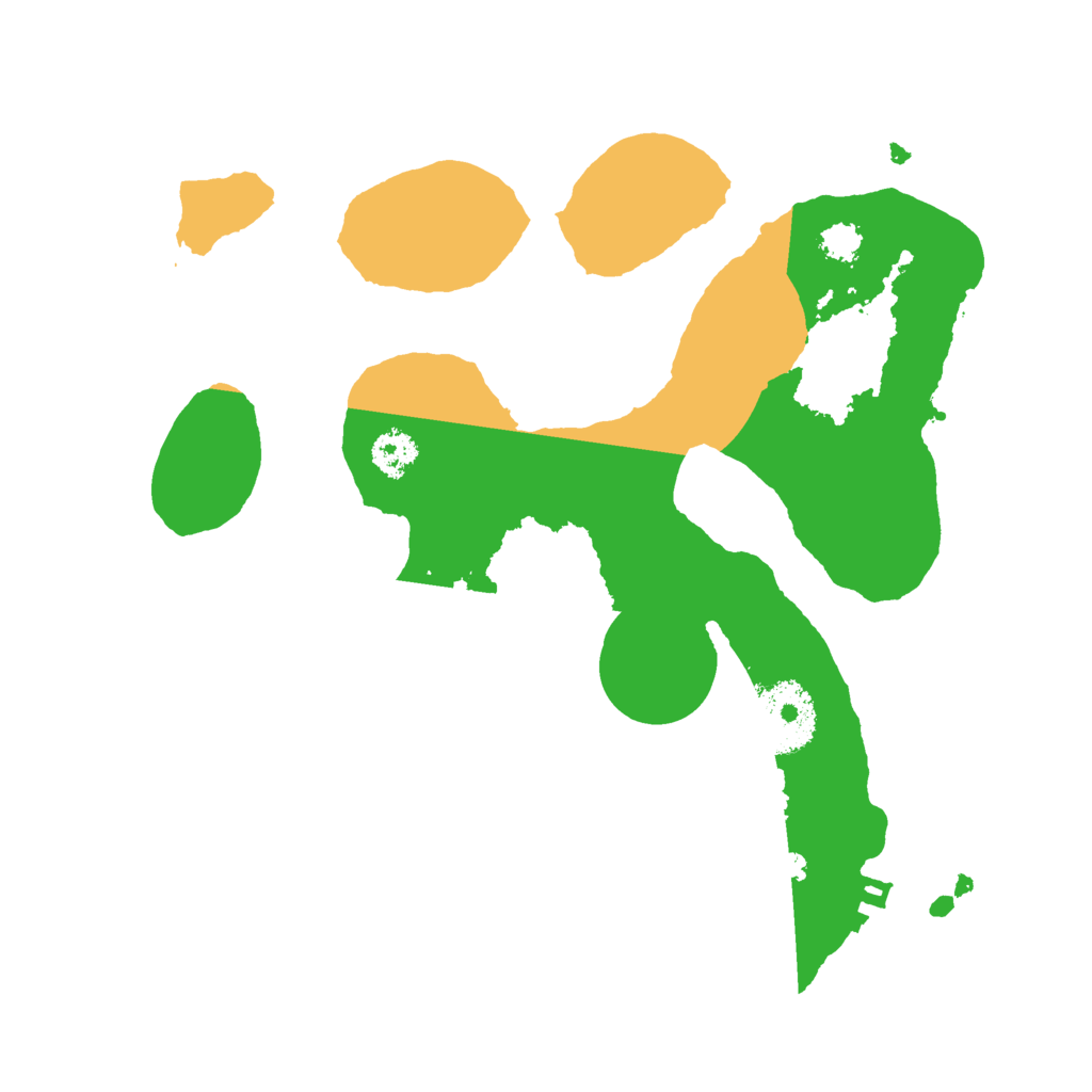 Biome Rust Map: Procedural Map, Size: 2500, Seed: 656211