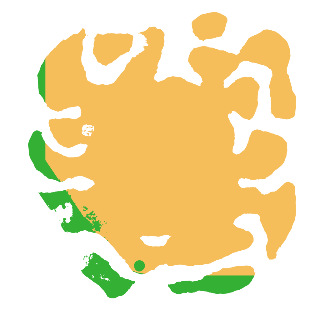 Biome Rust Map: Barren, Size: 3900, Seed: 100031